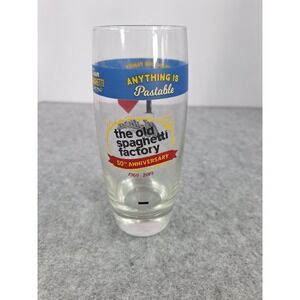 The Old Spaghetti Factory 50th Anniversary Glass 1969 2019 Celebration Drinkware